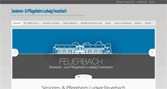 Desktop Screenshot of pflegeheim-feuerbach.de